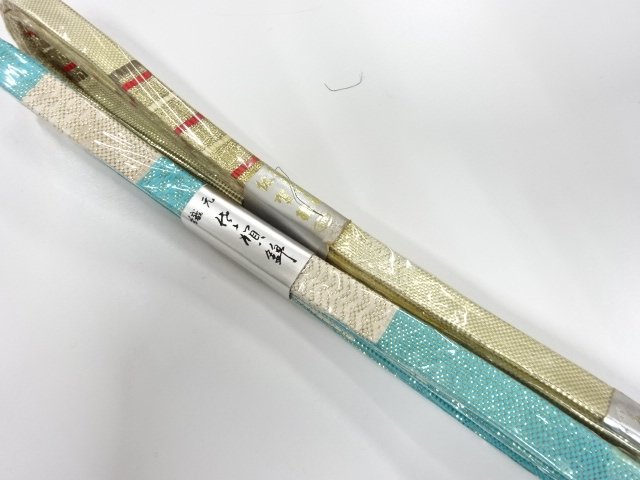 未使用品　正絹　佐賀錦帯締め　2本セット